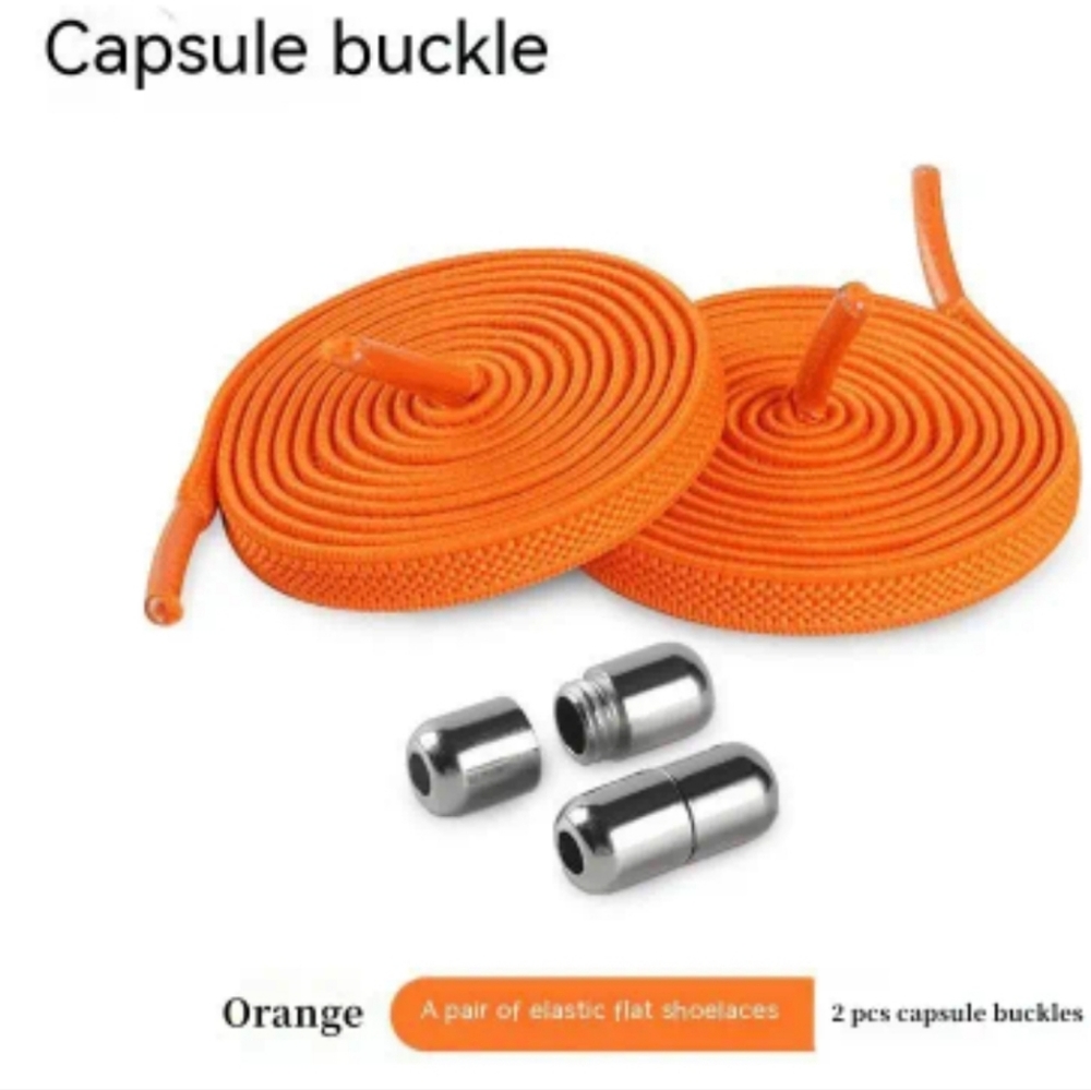 Shoelace for running With  2 Screw Buckles Never Tie your Shoes Again
